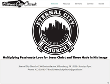 Tablet Screenshot of eternalcity.org
